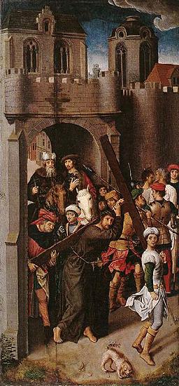 Hans Memling Carrying the Cross Spain oil painting art